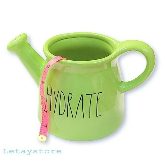 NWT Rae Dunn 5 in Hydrate Watering Can Planter - Picture 4 of 5